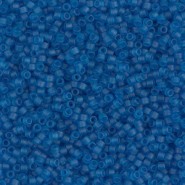 Miyuki delica kralen 15/0 - Matted transparent capri blue DBS-768